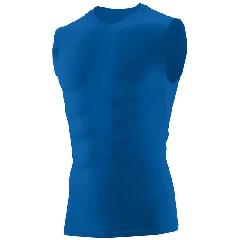 Augusta 2602 Sleeveless Compression Shirt – Royal