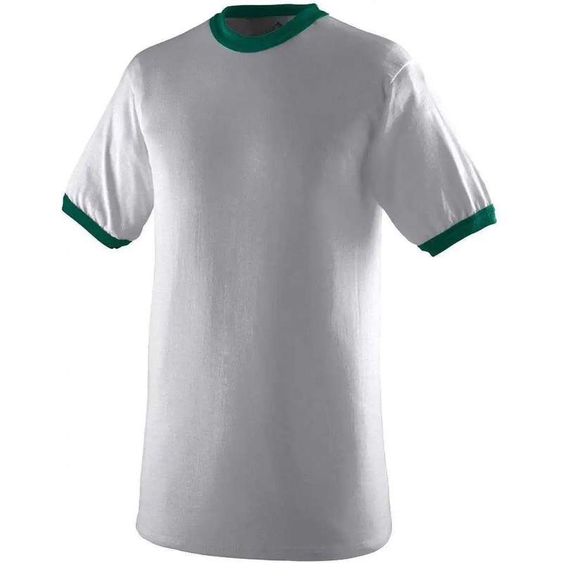 Augusta 710 Ringer T-Shirt – Light Gray Forest