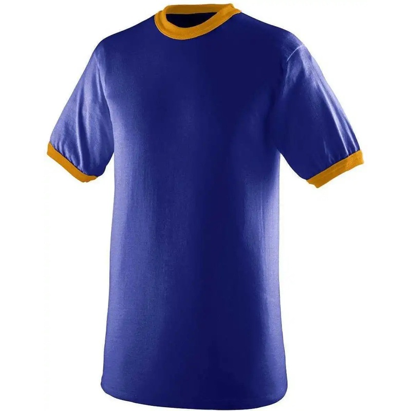 Augusta 710 Ringer T-Shirt – Purple Gold