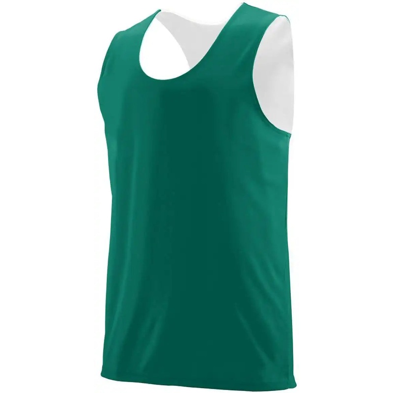 Augusta 148 Reversible Wicking Tank – Forest White
