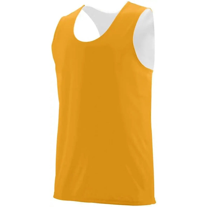 Augusta 148 Reversible Wicking Tank – Gold White