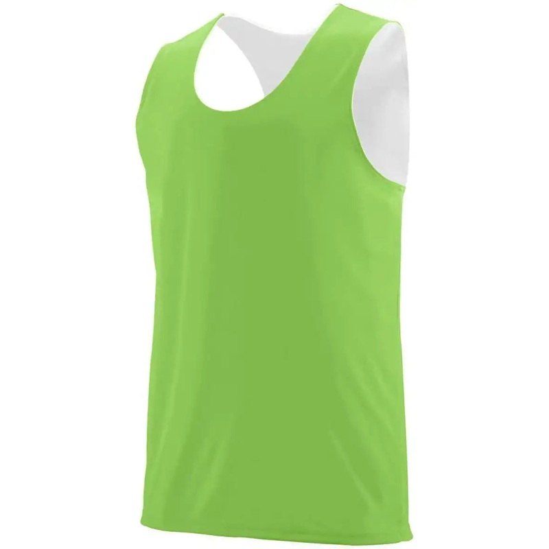 Augusta 148 Reversible Wicking Tank – Lime White