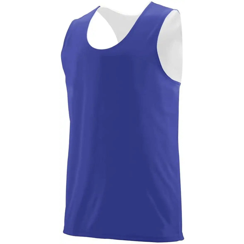 Augusta 148 Reversible Wicking Tank – Purple White