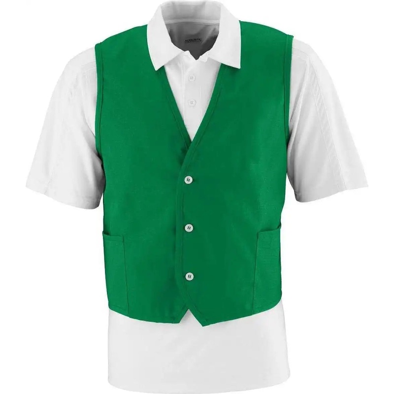 Augusta 2145 Vest – Green|Green|Adult S|Adult M|Adult L|Adult XL|Adult 2XL|Adult 3XL|Adult 4XL