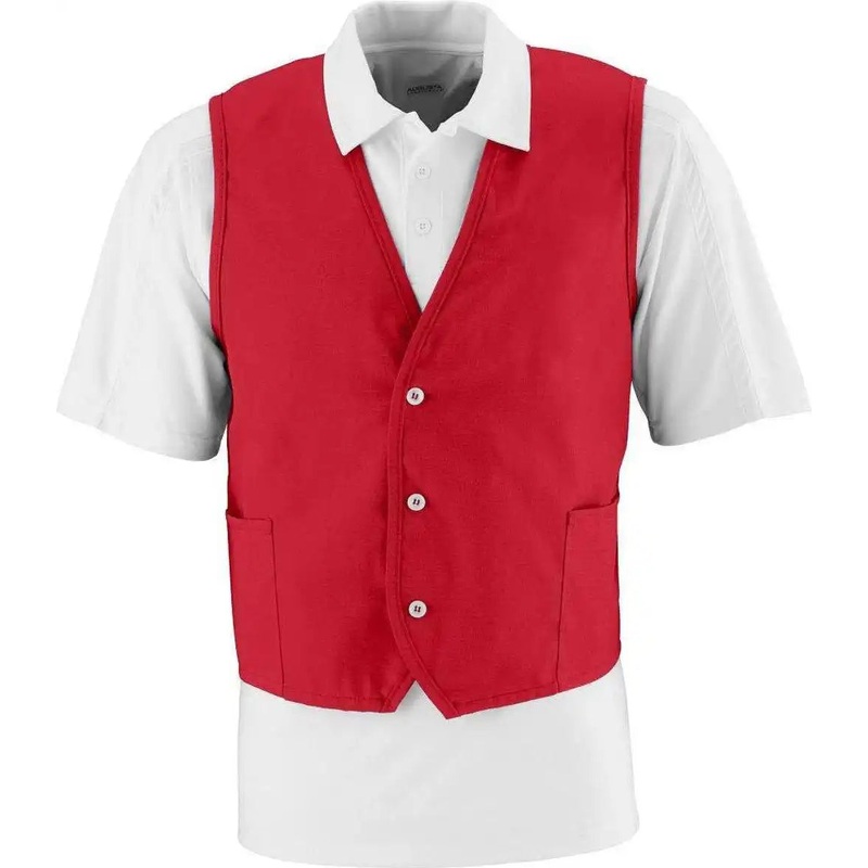 Augusta 2145 Vest – Red|Red|Adult S|Adult M|Adult L|Adult XL|Adult 2XL|Adult 3XL|Adult 4XL