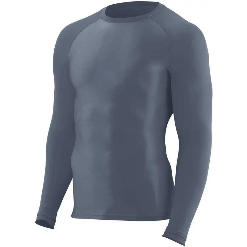 Augusta 2604 Hyperform Compression Long Sleeve Shirt – Dark Gray