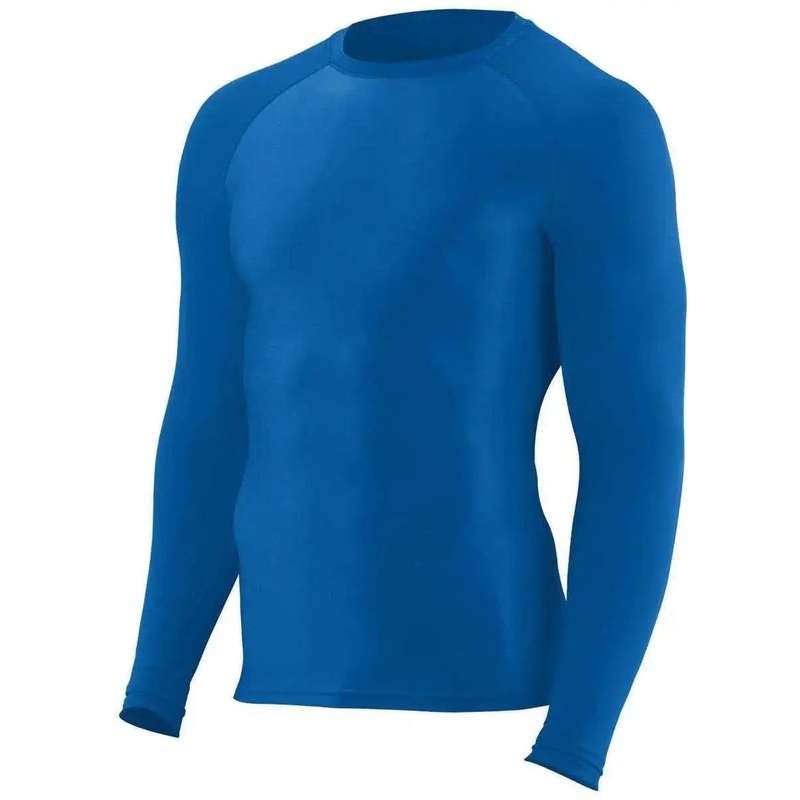 Augusta 2604 Hyperform Compression Long Sleeve Shirt – Royal