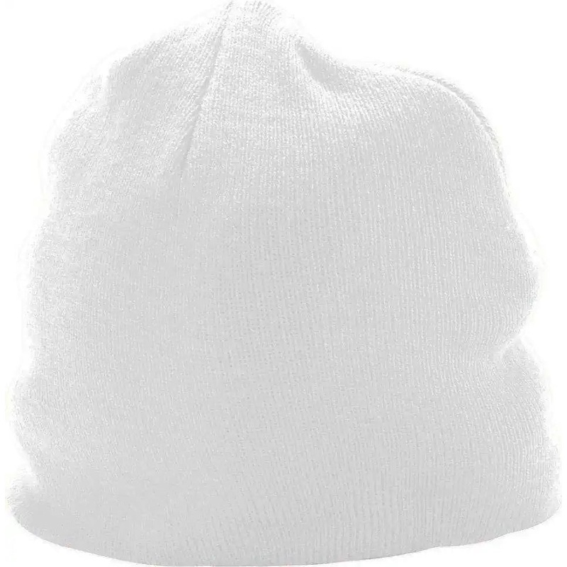 Augusta 6815 Knit Beanie – White