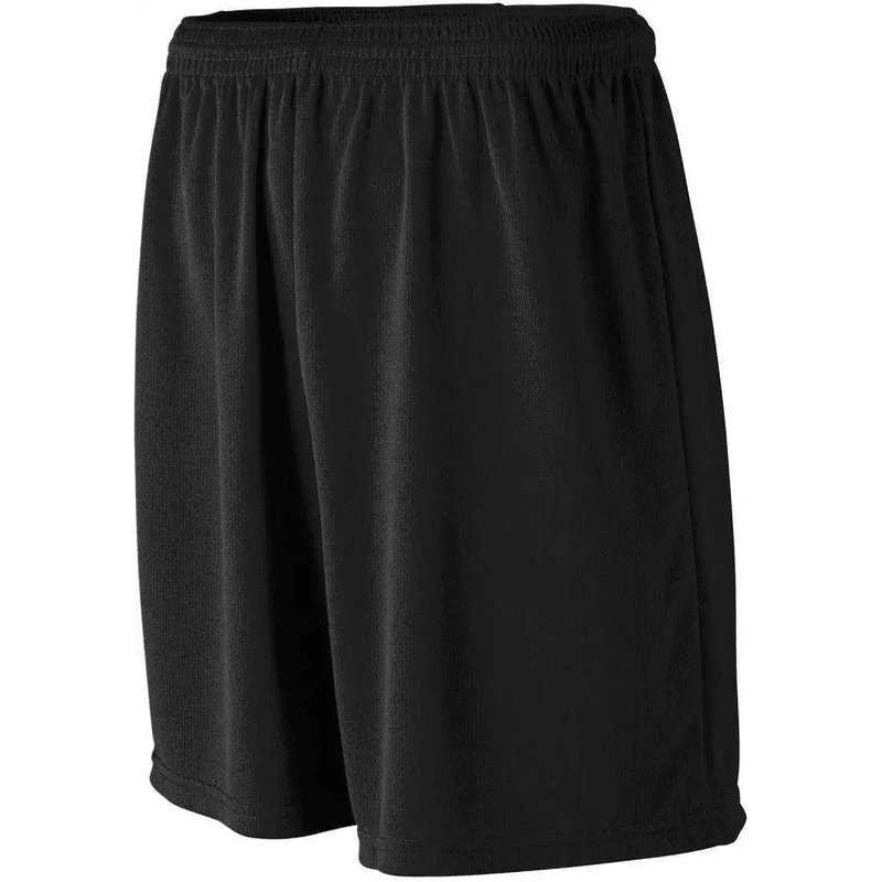Augusta 805 Wicking Mesh Athletic Short – Black