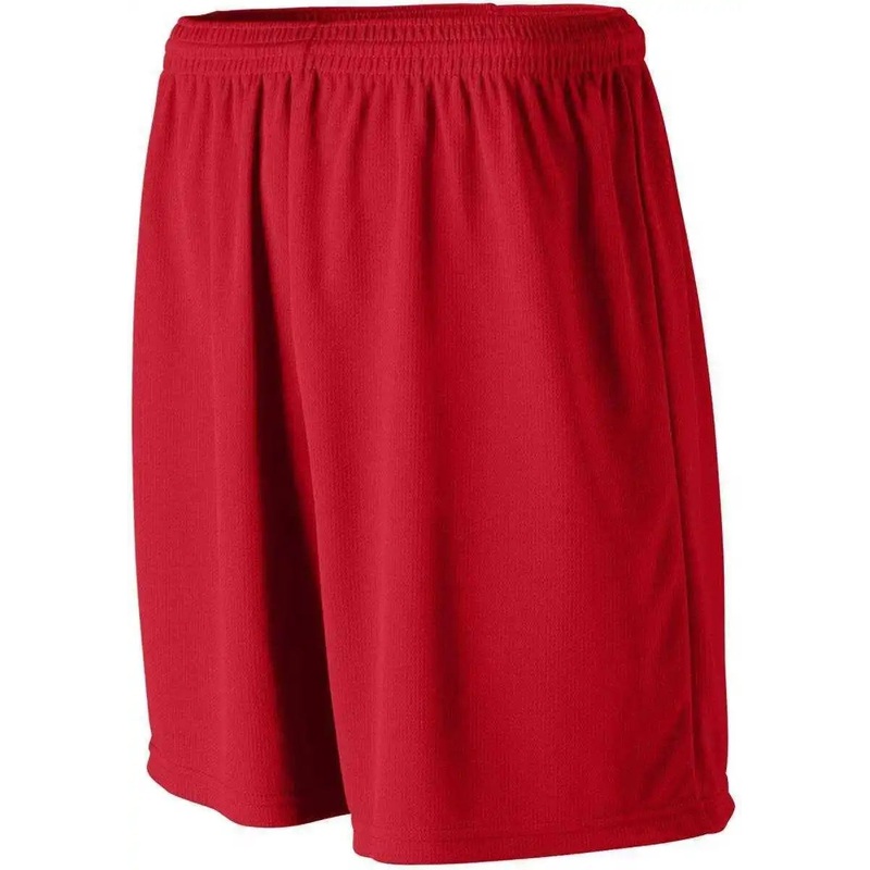Augusta 805 Wicking Mesh Athletic Short – Red