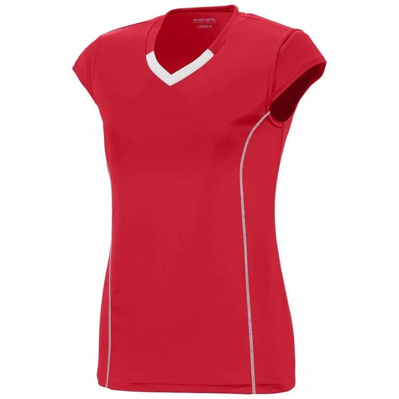 Augusta 1218 Ladies Blash Jersey – Red White