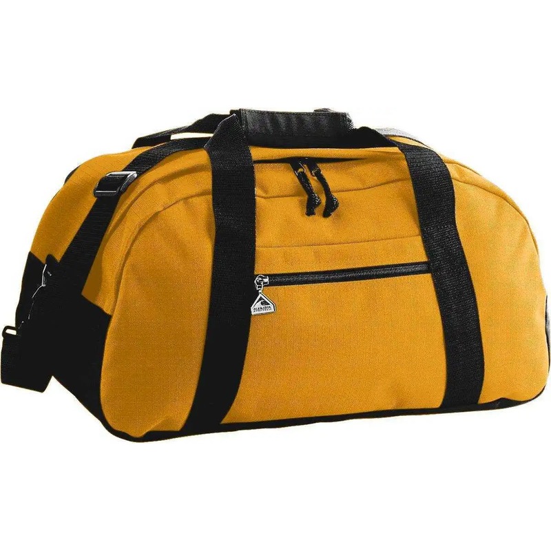 Augusta 1703 Large Ripstop Duffel Bag – Gold Black