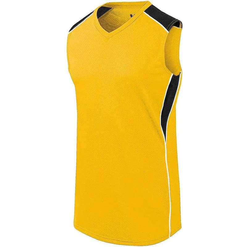 High Five 312162 Womens Dynamite Jersey  – Athletic Gold Black White