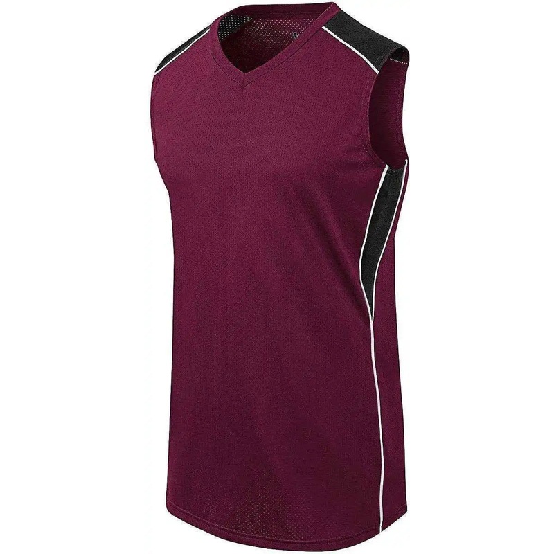 High Five 312163 Girls Dynamite Jersey  – Maroon Black White
