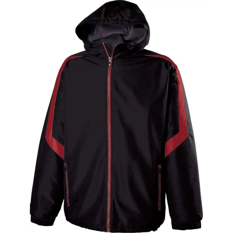 Holloway 229059 Charger Jacket – Black Scarlet