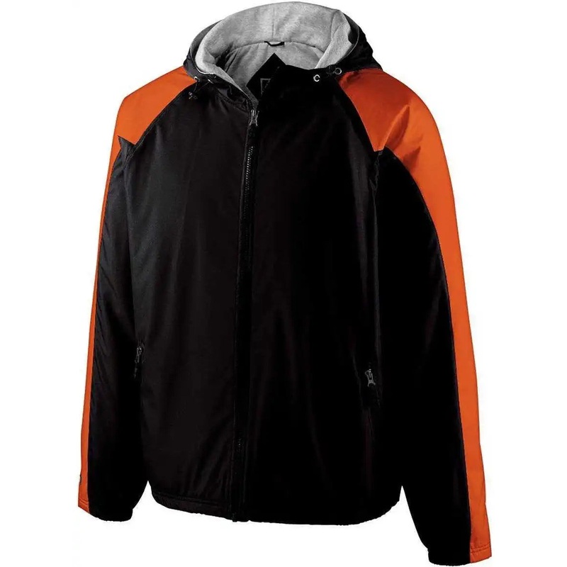 Holloway 229211 Youth Homefield Jacket – Black Orange