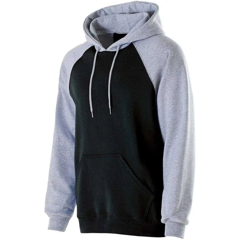 Holloway 229279 Youth Banner Hoodie – Black Athletic Heather