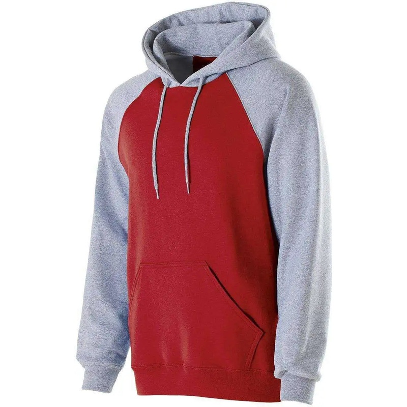 Holloway 229279 Youth Banner Hoodie – Red Athletic Heather