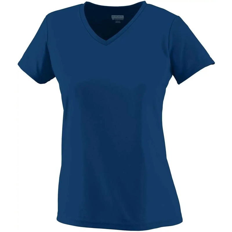 Augusta 1790 Ladies Wicking T-Shirt – Navy