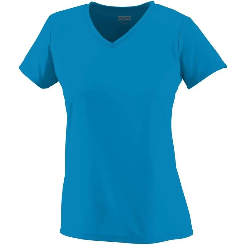 Augusta 1790 Ladies Wicking T-Shirt – Power Blue