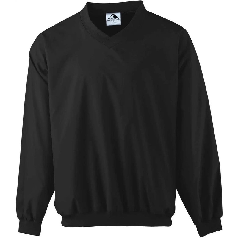 Augusta 3415 Micro Poly Windshirt/Lined – Black
