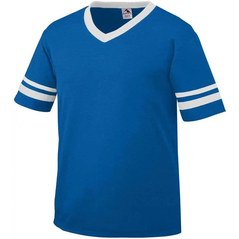 Augusta 360 Sleeve Stripe Jersey – Royal White