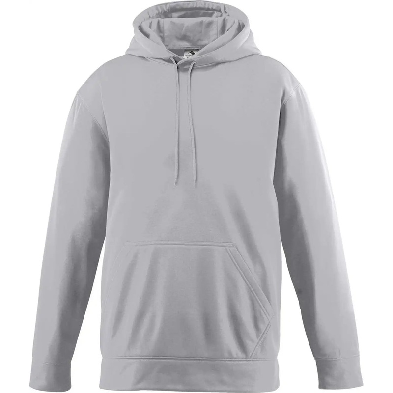 Augusta 5505 Wicking Fleece Hooded Sweatshirt – Athletic Gray