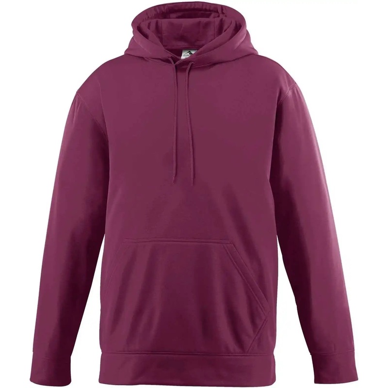 Augusta 5505 Wicking Fleece Hooded Sweatshirt – Maroon