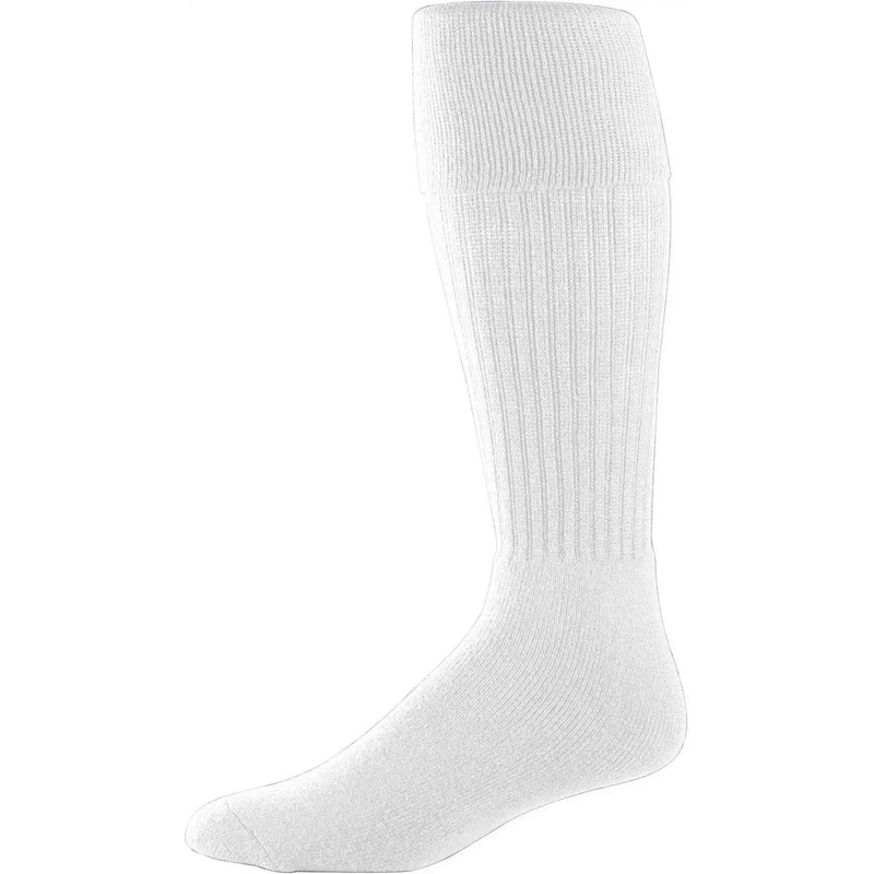Augusta 6031 Soccer Knee High Socks – White