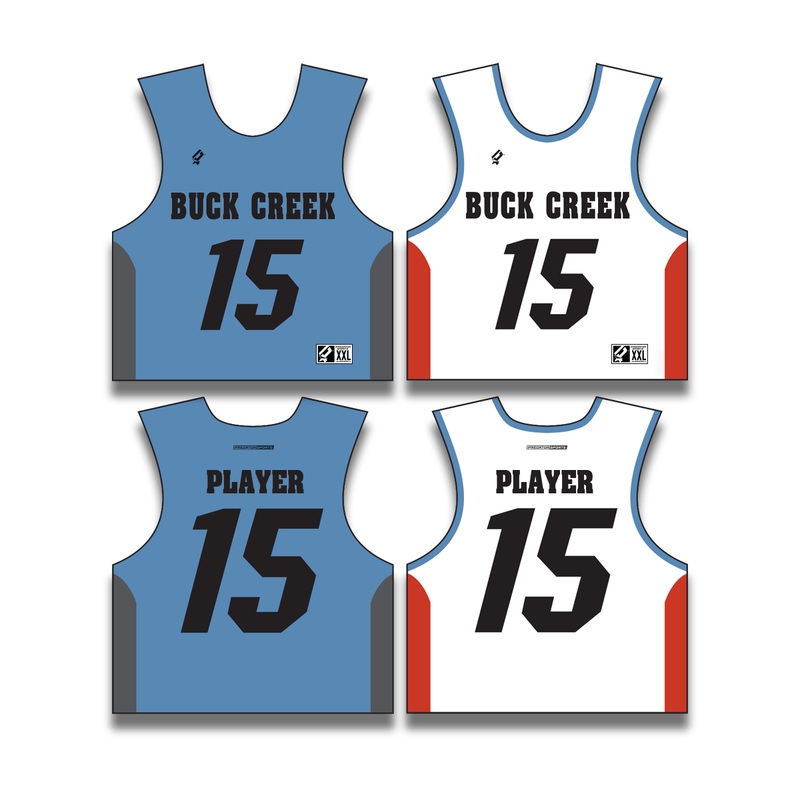 Buck Creek Lacrosse  Boys Game Day Pinnie