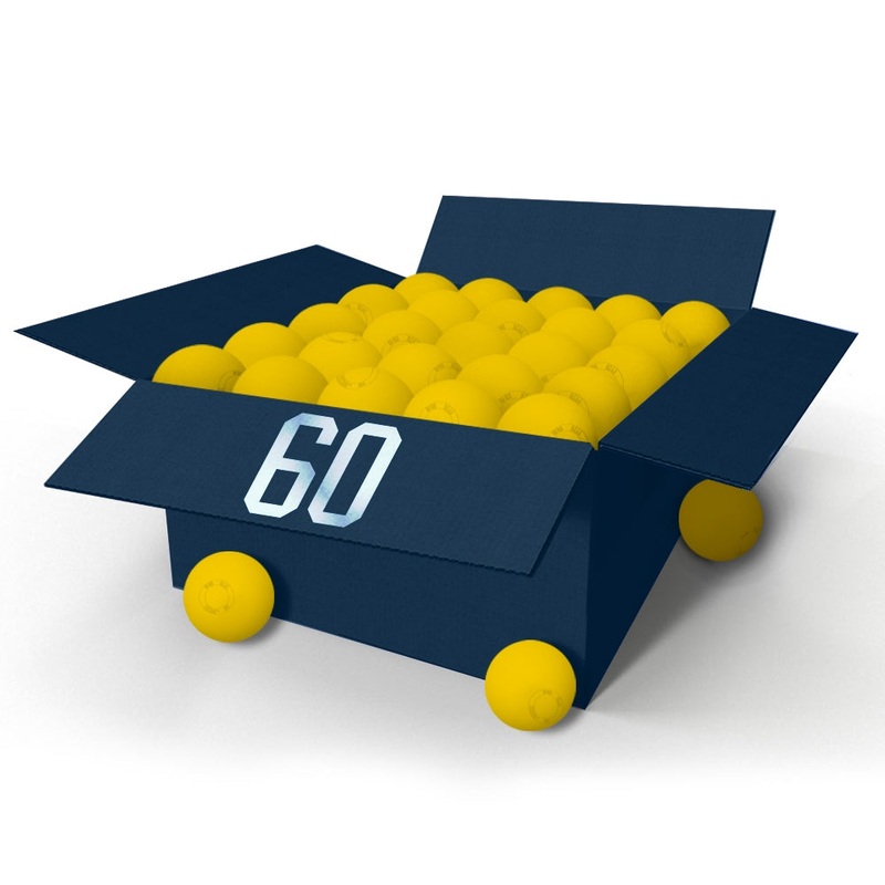 Champro 60 Yellow Lacrosse Balls – Meets NOCSAE Standard SEI