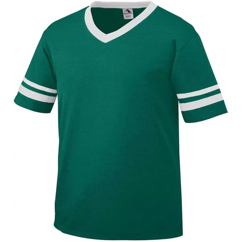 Augusta 360 Sleeve Stripe Jersey – Dark Green White