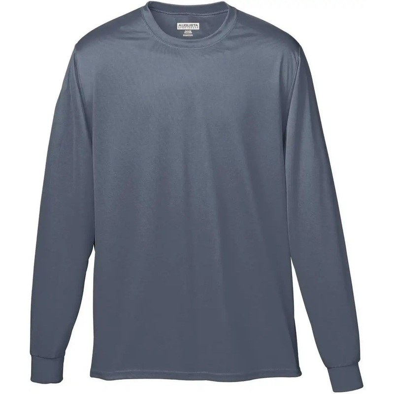 Augusta 788 Wicking Long Sleeve T-Shirt – Graphite