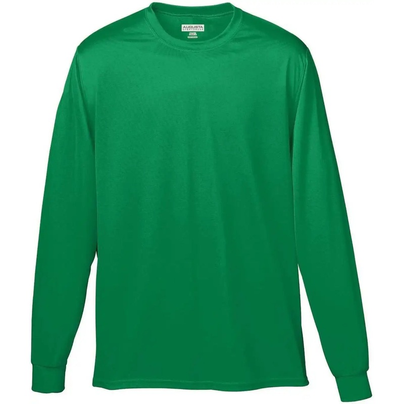 Augusta 788 Wicking Long Sleeve T-Shirt – Kelly