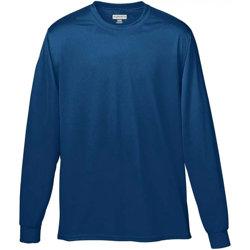 Augusta 788 Wicking Long Sleeve T-Shirt – Navy