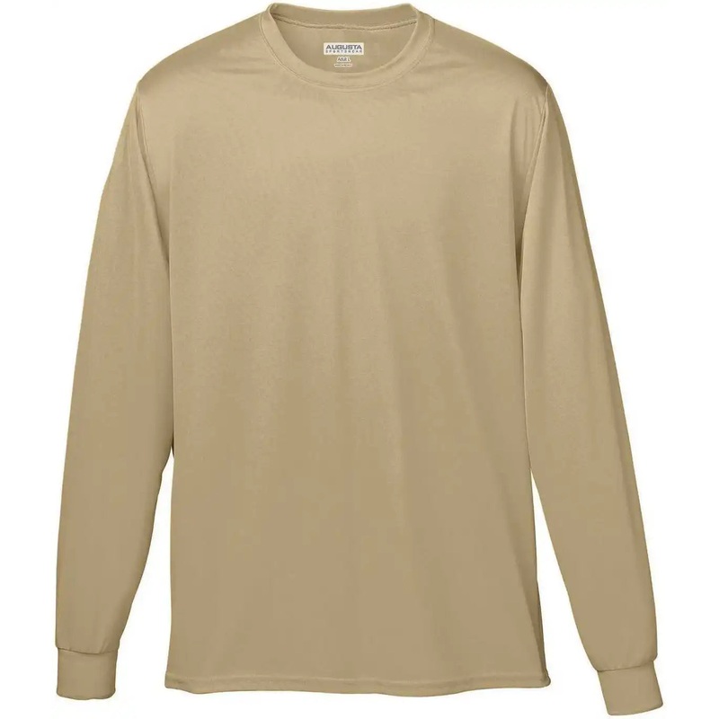 Augusta 788 Wicking Long Sleeve T-Shirt – Vegas Gold