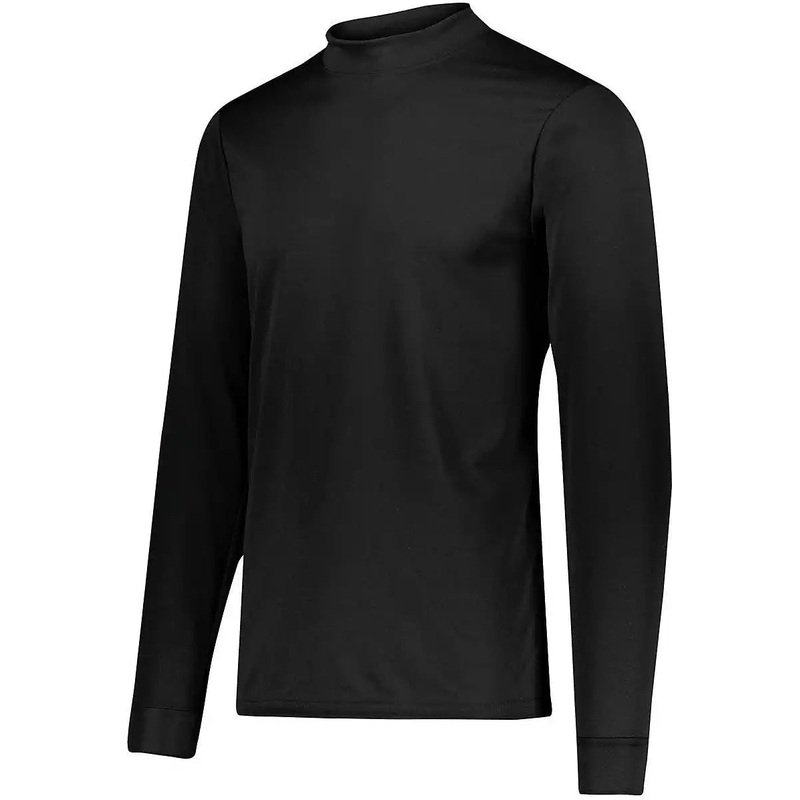Augusta 797 Wicking Mock Turtleneck – Black