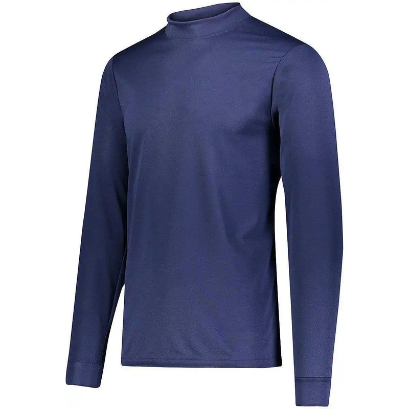 Augusta 797 Wicking Mock Turtleneck – Navy