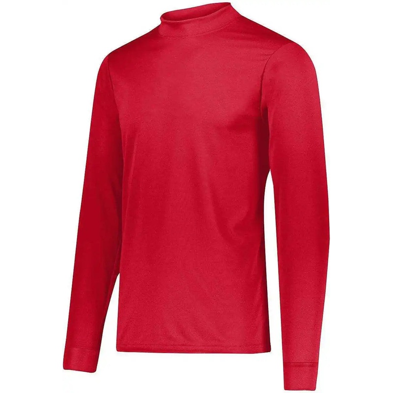 Augusta 797 Wicking Mock Turtleneck – Red