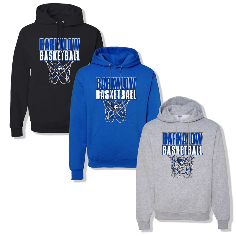 Barkalow Basketball  Cotton Blend Hoodie