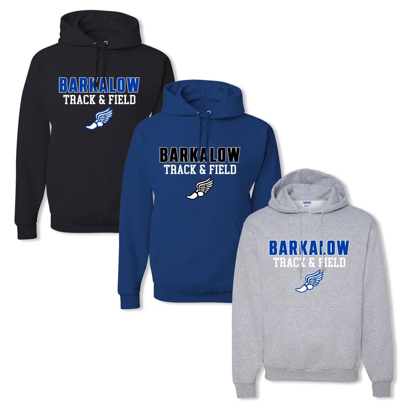 Barkalow Track & Field  Cotton Blend Hoodie