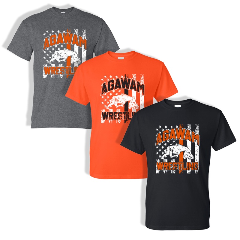 Agawam Wrestling – 50/50 Blend T-Shirt