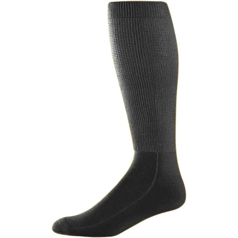 Augusta 6085 Wicking Athletic Knee High Socks – Black