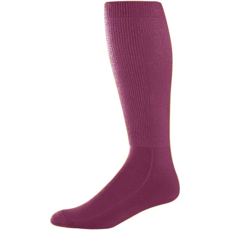 Augusta 6085 Wicking Athletic Knee High Socks – Maroon