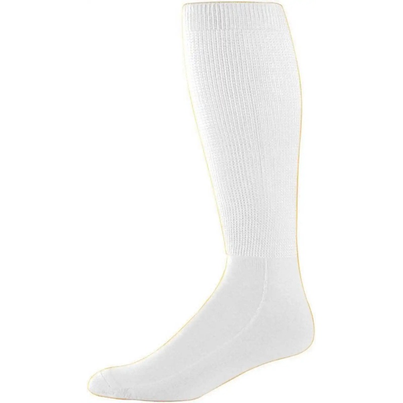 Augusta 6085 Wicking Athletic Knee High Socks – White