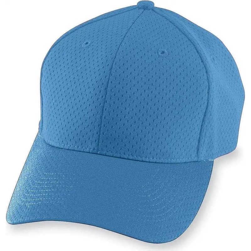 Augusta 6236 Athletic Mesh Cap – Youth – Columbia Blue