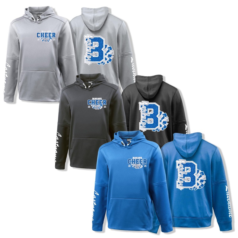 Barkalow Bluejays Cheer  Concept Hoodie