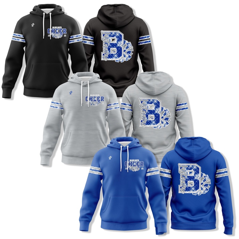 Barkalow Bluejays Cheer  Custom Hoodie