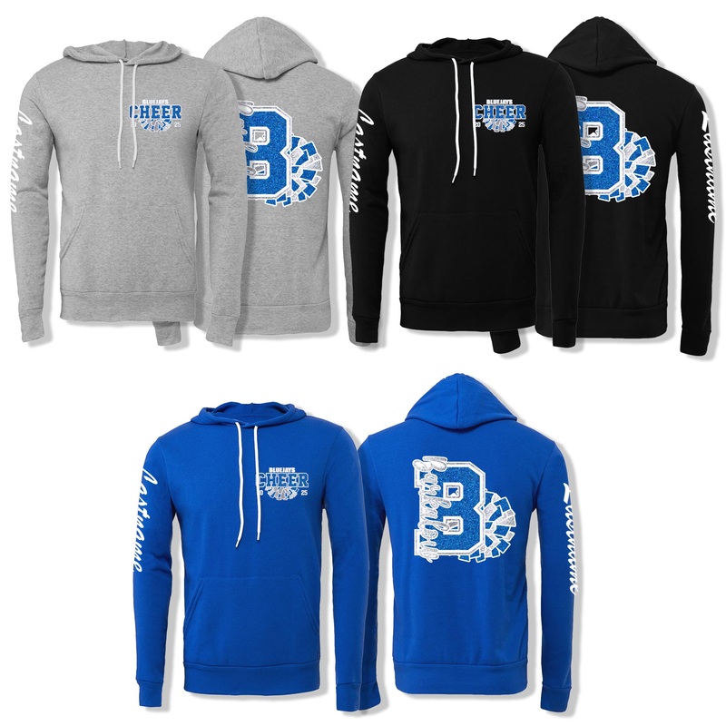 Barkalow Bluejays Cheer  Hoodies