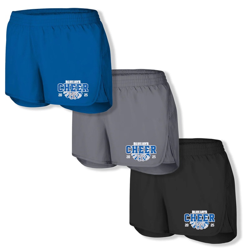 Barkalow Bluejays Cheer  Microfiber Shorts